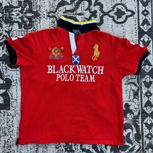 Red Ralph Lauren BlackWatch Polo